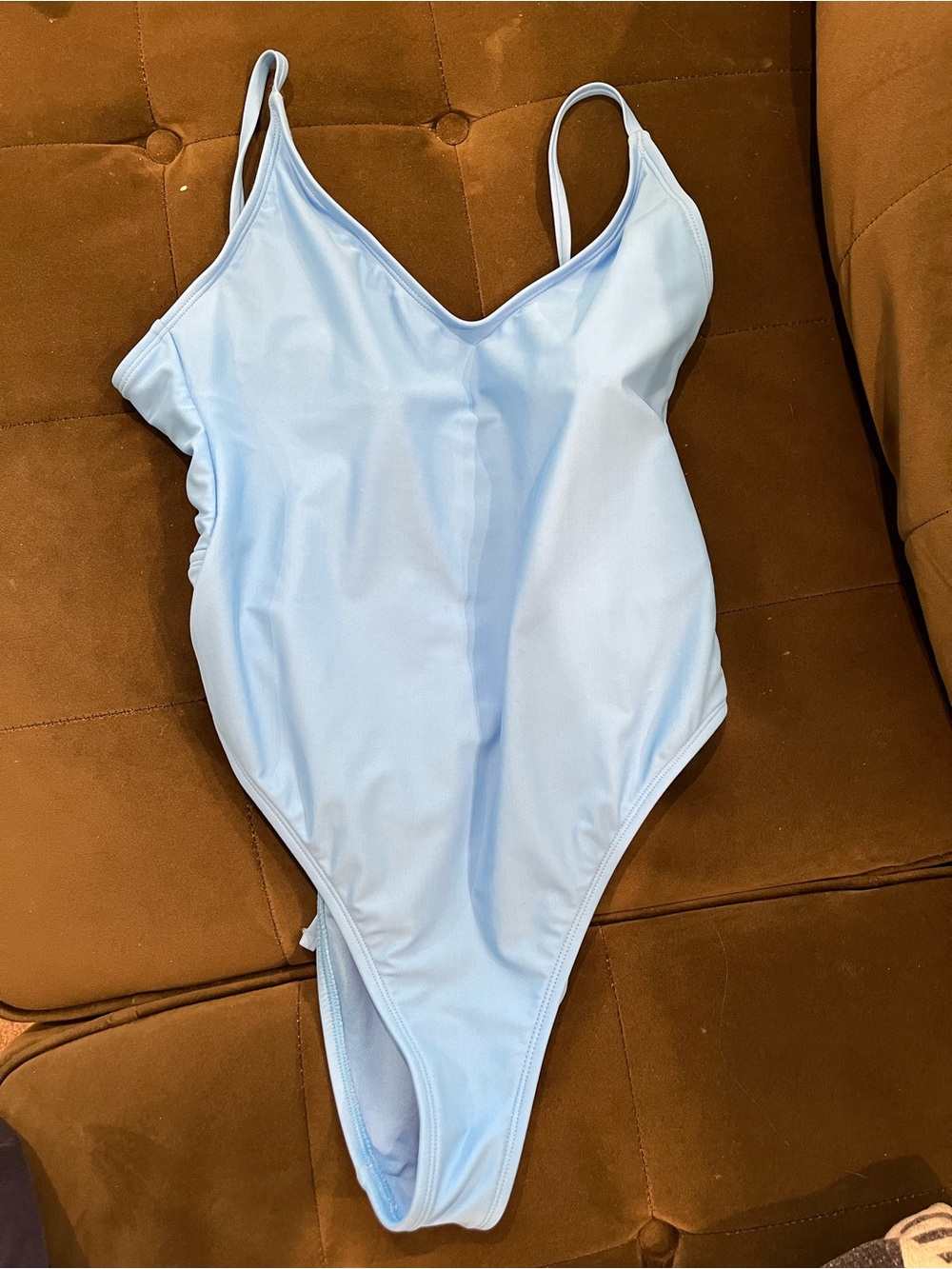 Light Blue One-Piece Swimsuit NWOT